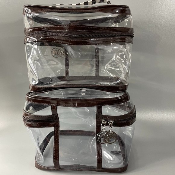 henri bendel Handbags - (2) Henri Bendel Large Train Case Makeup Cosmetic Bags